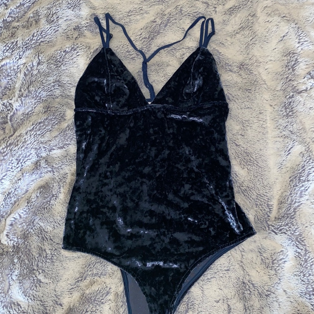Velvet bodysuit